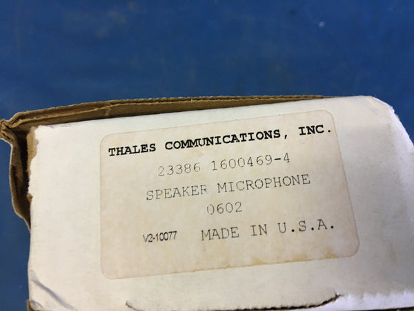 Thales 23386 Hand Remote Speaker Microphone US Military NSN: 5965-01-507-3576