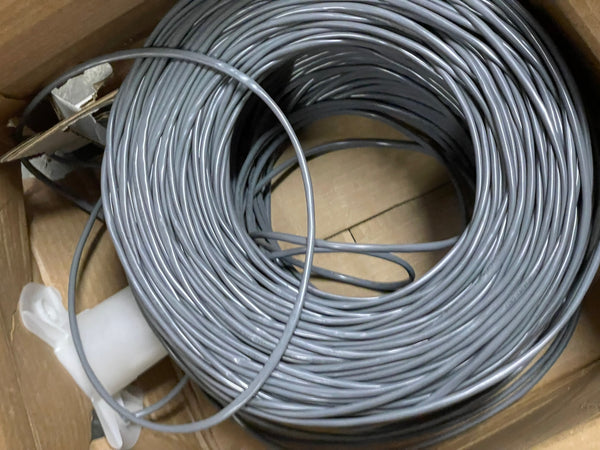 1000FT Coleman-Cable Telephone Cable CAT3 24/6P CMR 1M'POB GRAY NSN:6145-00-926-6445