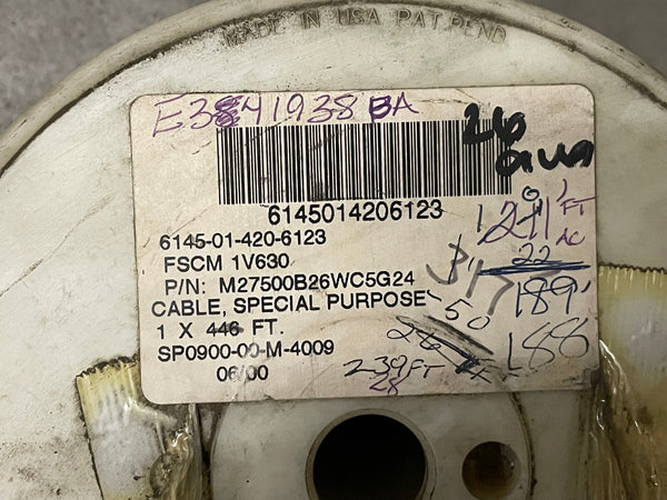 188FT Boeing M27500B26WC5G24 E Special Purpose Cable NSN:6145-01-420-6123