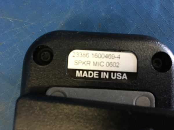 Thales 23386 Hand Remote Speaker Microphone US Military NSN: 5965-01-507-3576