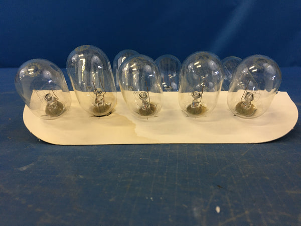 10 Bulbs Sylvania T8 15W 120V Incandescent Lamp T8 15W 120V Model:15T8C NSN:6240-00-553-8792