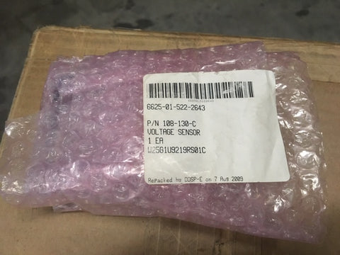 NOS American Aerospace 130V AC Voltage Current Sensor, P/N:108-130-C, NSN: 6625-01-522-2643