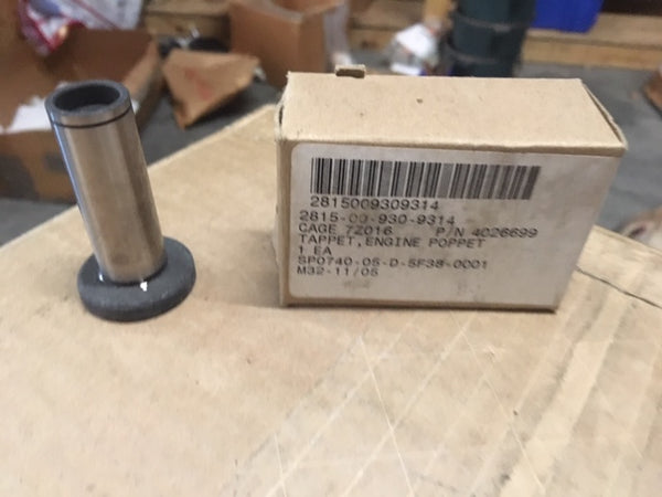 Engine Poppet Valve Tappet P/N:4026699 NSN: 2815-00-930-9314