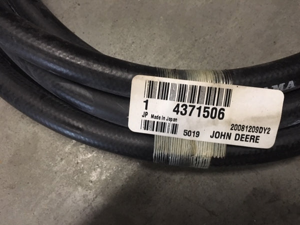 John Deere Hydraulic Excavator Hose, Hyex Model 230 LCR HX1, P/N:4371506 NSN:4720-01-474-7988