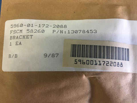 Program Manager Advanced Attack 13078453 Electron Tube Retainer NSN:5960-01-172-2088