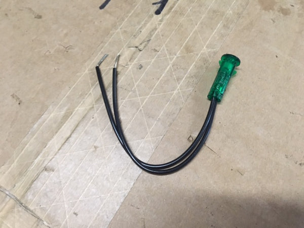 Indicator Light, Green Neon, Semi-Dome, 250V, NSN: 6210-01-395-8311 Model: A3142415-3