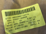 Nonmetallic Special Shaped Section Seal NSN:5330-01-192-6405 P/N:90543-01