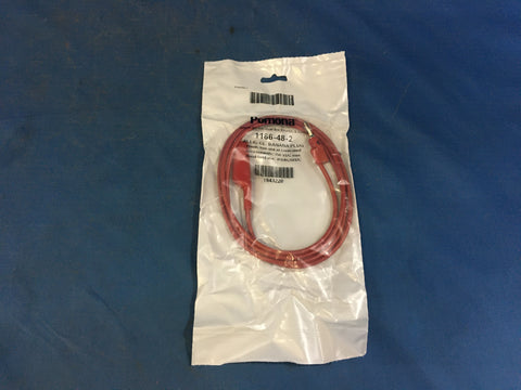 Pomona 1166-48-2-VP Patch Cord, Alligator Clip to Banana Plug NSN:6625-00-728-7604