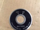Cole-Hersee Battery Cover, 2 1/2" OD, 3/4" ID NSN:6160-01-564-2507 P/N:ZN82065