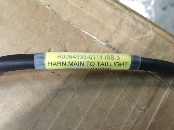 Military Cable, Harn. Main to Taillight NSN:6150-33-207-6398 Model:R0094535