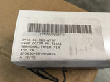 BOX OF 100 AMP Electrical Taper Pin Terminal NSN:5940-00-523-6737 Model:623499-1 P/N: 41661