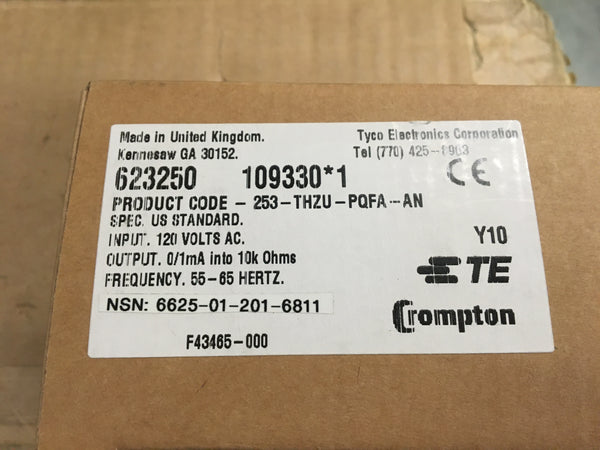 Tyco Signal Data Converter NSN:6625-01-201-6811 P/N:253-THZU-PQFA-AN Model:9-602790-03