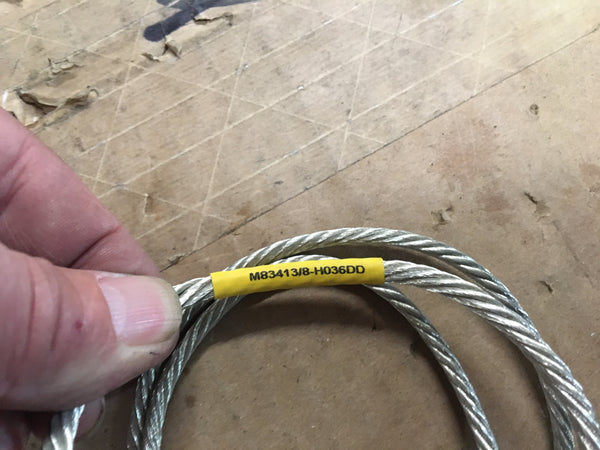 Air Electrical Lead NSN:6150-01-474-4320 Model:M83413/8-H036DD