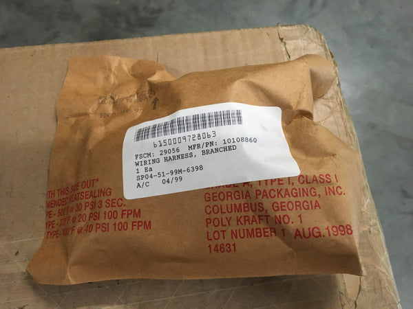 NOS Raytheon Branched Wiring Harness NSN:6150-00-972-8063 Model:10108860
