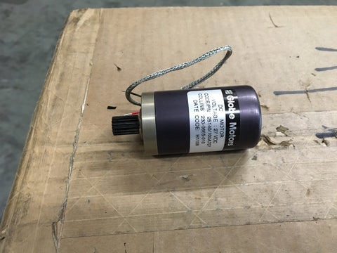 Globe Motors DC Motor, 27VDC, 15250 RPM, P/N:100A707 NSN:6105-01-249-9201