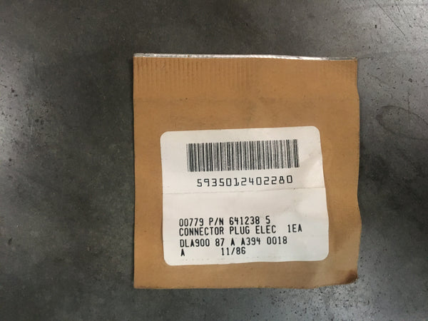 Tyco Electrical Plug Connector NSN:5935-01-240-2280 Model:1251-7556 P/N:641238 5