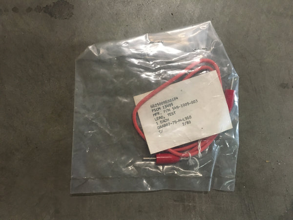 NOS Rockwell Collins Test Lead NSN:6625-00-965-0184 Model:549-1009-003