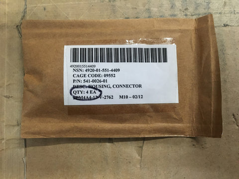 A Connector Housing P/N: 541-0026-01 NSN: 4920-01-551-4409