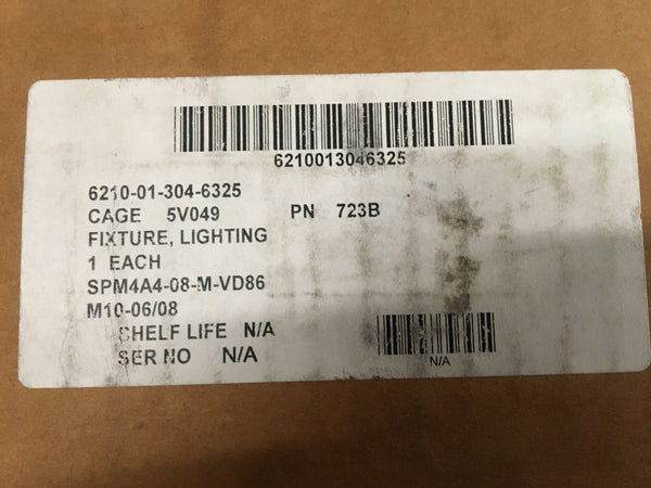 Pauluhn Saltwater Lighting Fixture NSN:6210-01-304-6325 P/N:723B