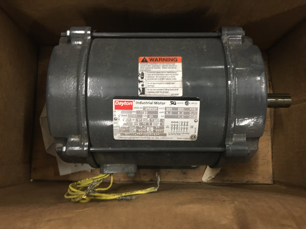 Dayton Tri-Volt Industrial Motor Model:2N982 NSN:6105DSMOTOROO