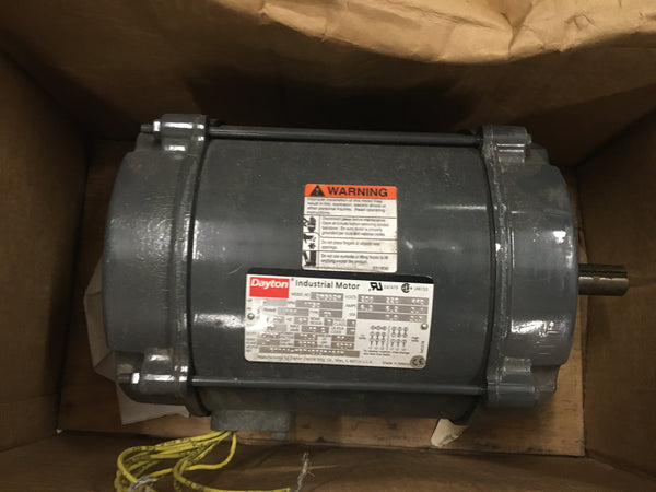 Dayton Tri-Volt Industrial Motor Model:2N982 NSN:6105DSMOTOROO