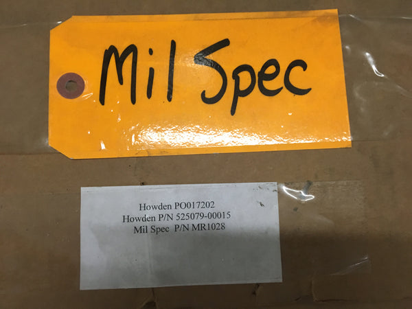 NOS Military Spec Howden Motor,1/3HP 440V 3600 RPM 3PH 0.5AMP  NSN:6105-01-455-0407 P/N: MR1028 P/N:525079-00015