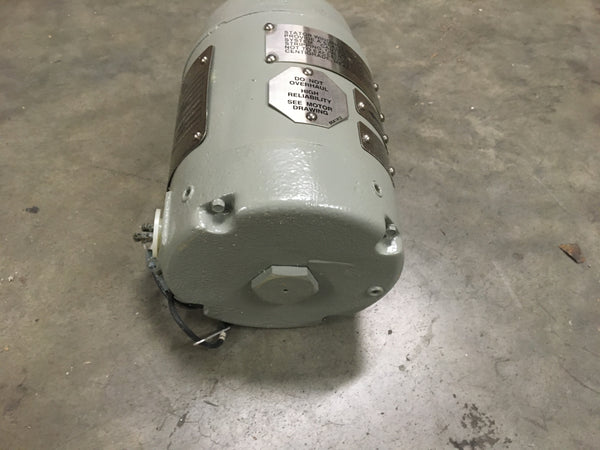 NOS Military Spec Howden Motor,1/3HP 440V 3600 RPM 3PH 0.5AMP  NSN:6105-01-455-0407 P/N: MR1028 P/N:525079-00015