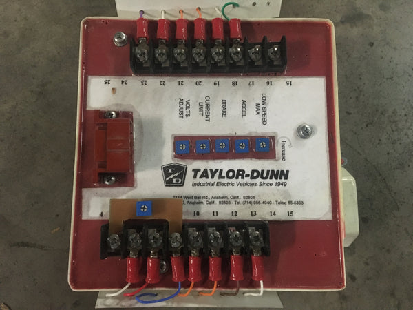 Taylor-Dunn Motor Controller Model:EC-035-28 NSN:6110-01-232-0071