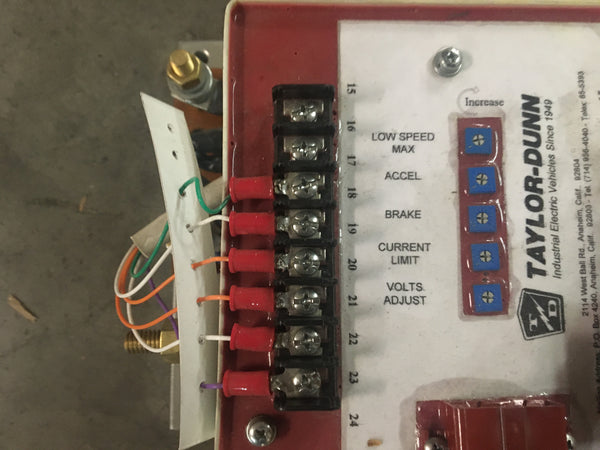 Taylor-Dunn Motor Controller Model:EC-035-28 NSN:6110-01-232-0071