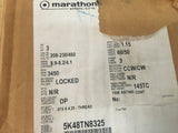 Marathon 5K48TN8325 AC Motor 208-230/460,3PH,60/50HZ,3450RPM NSN:6105-01-493-8948