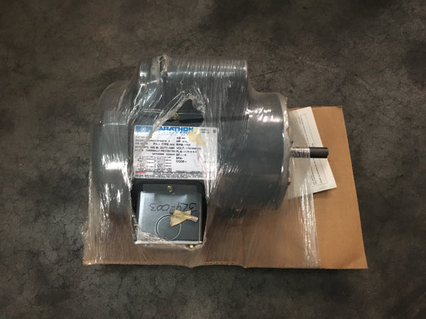 Marathon AC Motor Model:4QB56C17F5307E P,3/4HP,115/208-230,1PH, 1725RPM NSN:6105-01-212-1246