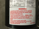 A.O Smith 4MA18 AC Motor (1/4HP,115V,3450RPM,1PH) NSN:6105-00-263-0119 Stock:316P933 P/N:6K315