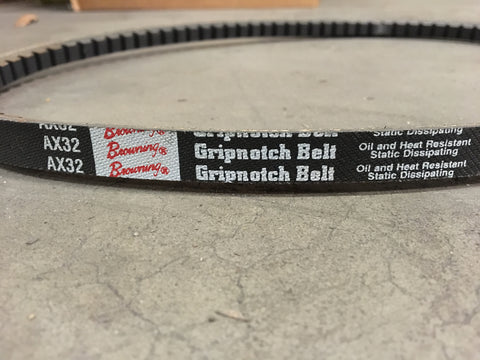 Browning AX32 Gripnotch Belt, 7240, AX Belt Section Belt w/ 33.3" Pitch