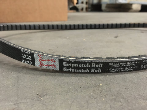 Browning AX32 Gripnotch Belt, 0607, AX Belt Section Belt w/ 33.3" Pitch
