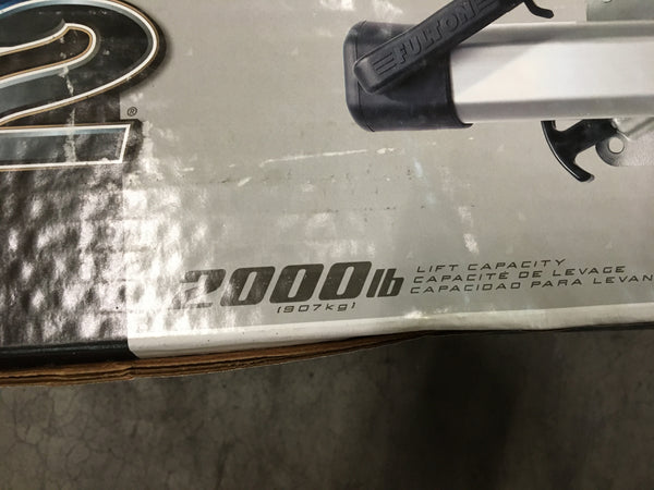 Fulton F2 Trailer Jack Bolt-On 2 000 Lbs, Adjustable A-Frame Mount, 9" Lift