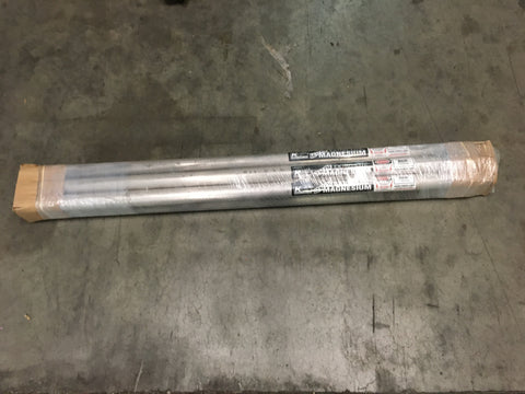 Kraft Tool, 4FT Magnesium Bull Float Concrete Threaded Handle #CC224