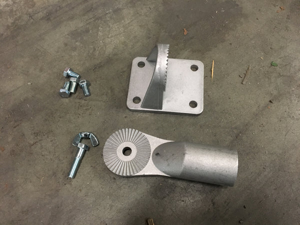 Kraft Tool CC800, Concrete Bull Float Bracket 4-Bolt Accepts Threaded Handles