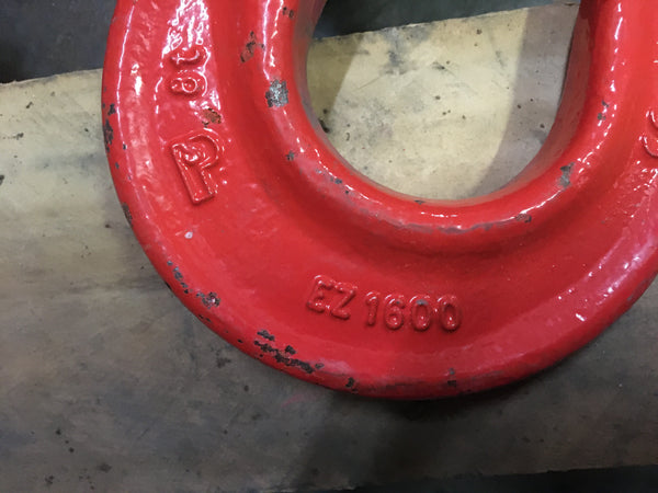 Palfinger EZ1600 Hoist Crane Load Hook, 8T, SWIVEL, 14" NSN:4030-01-231-3937