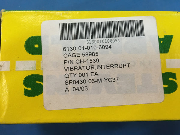 Stevens Arnold DC-AC Chopper CH-1539-8V-110 NSN:6130-01-010-6094 Model:3153-P6