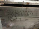 Staples and Peeiffer Inc, Sediment Strainer NSN:4730-01-171-8491 P/N:123YF-5 IN DPLX