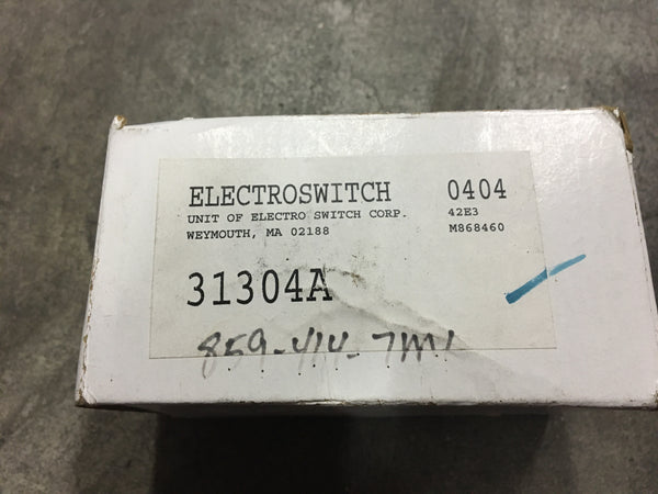 Electro Switch Corp Rotary Switch NSN:5930-01-390-4312 Model:31304A