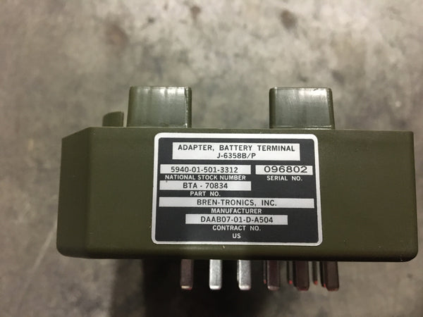 Bren Tronics Battery Terminal Adapter NSN:5940-01-501-3312 Model:BTA-70834