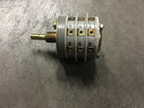 Electro Switch Corp Rotary Switch, 5A-125VAC NSN:5930-00-139-9673 P/N:33003A6