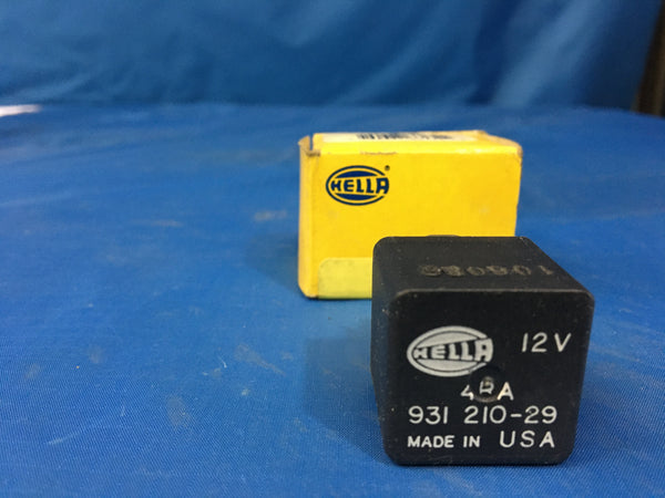 Hella HL66134 Mini Relay 12V 40A SPST with Resistor NSN:5925-01-026-5839