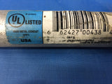 Rigid Galvanized Conduit Nipple 3/4" x 6" Electrical Fitting P/N:UL797 Model:WWC581 NSN:5975-00-058-2227