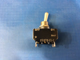 Honeywell 212TS11-2 On/Off Toggle Switch,SPST,9A 220V NSN:5930-00-578-9314 Model:739114