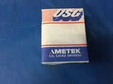 Ametek 2" Vacuum Gauge, Black Steel Case, 1/8"NPT,0-30 inHg MODEL:047225A
