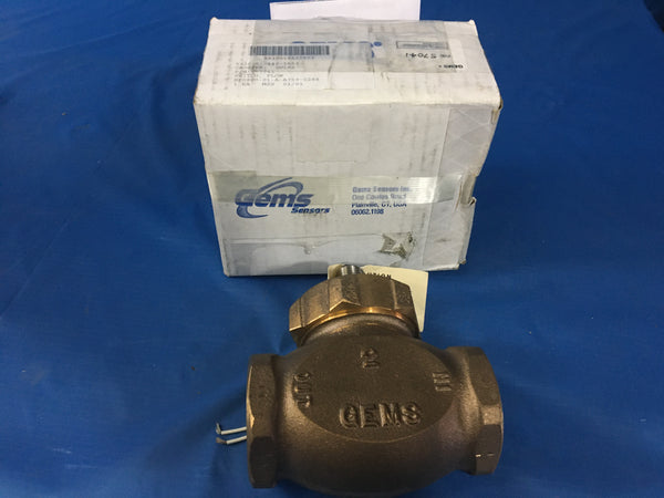 Gems Sensors 57041 Bronze Flow Switch, 2", 10VA 110-240VAC, 39GPM NSN:5930-01-442-1653