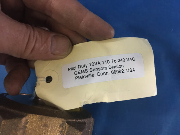 Gems Sensors 57041 Bronze Flow Switch, 2", 10VA 110-240VAC, 39GPM NSN:5930-01-442-1653