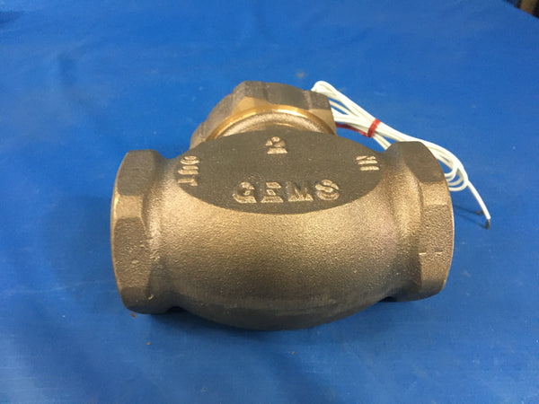 Gems Sensors 57041 Bronze Flow Switch, 2", 10VA 110-240VAC, 39GPM NSN:5930-01-442-1653